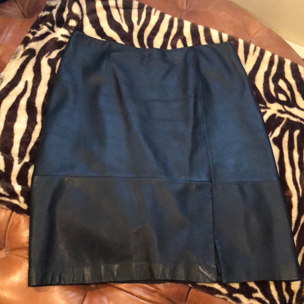 Black Leather skirt